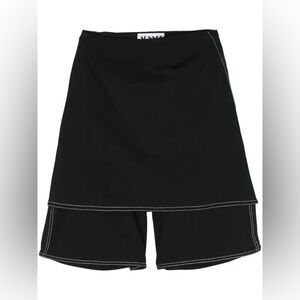 SUNNEI Skirt-Overlay Knee-length Shorts Skort